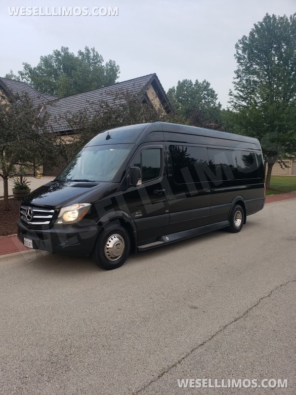 2016 Mercedes-Benz SPRINTER 3500 170W HIGH ROOF EXTENDED CARGO Executive Shuttle for Sale in Joliet, IL - Photo 2