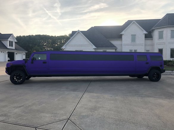 2005 Hummer Purple H2 Custom Limousine for Sale in Greenwood, IN - Photo 3
