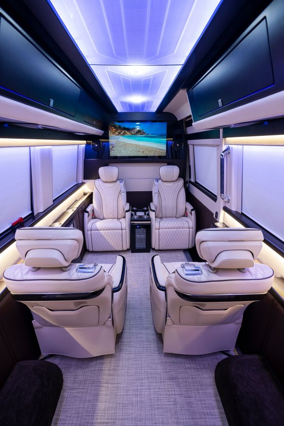 2022 Mercedes Sprinter by Executive Coach,  is the perfect way to travel in style and comfort.