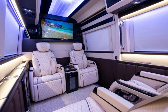 2022 Mercedes Sprinter by Executive Coach,  is the perfect way to travel in style and comfort.