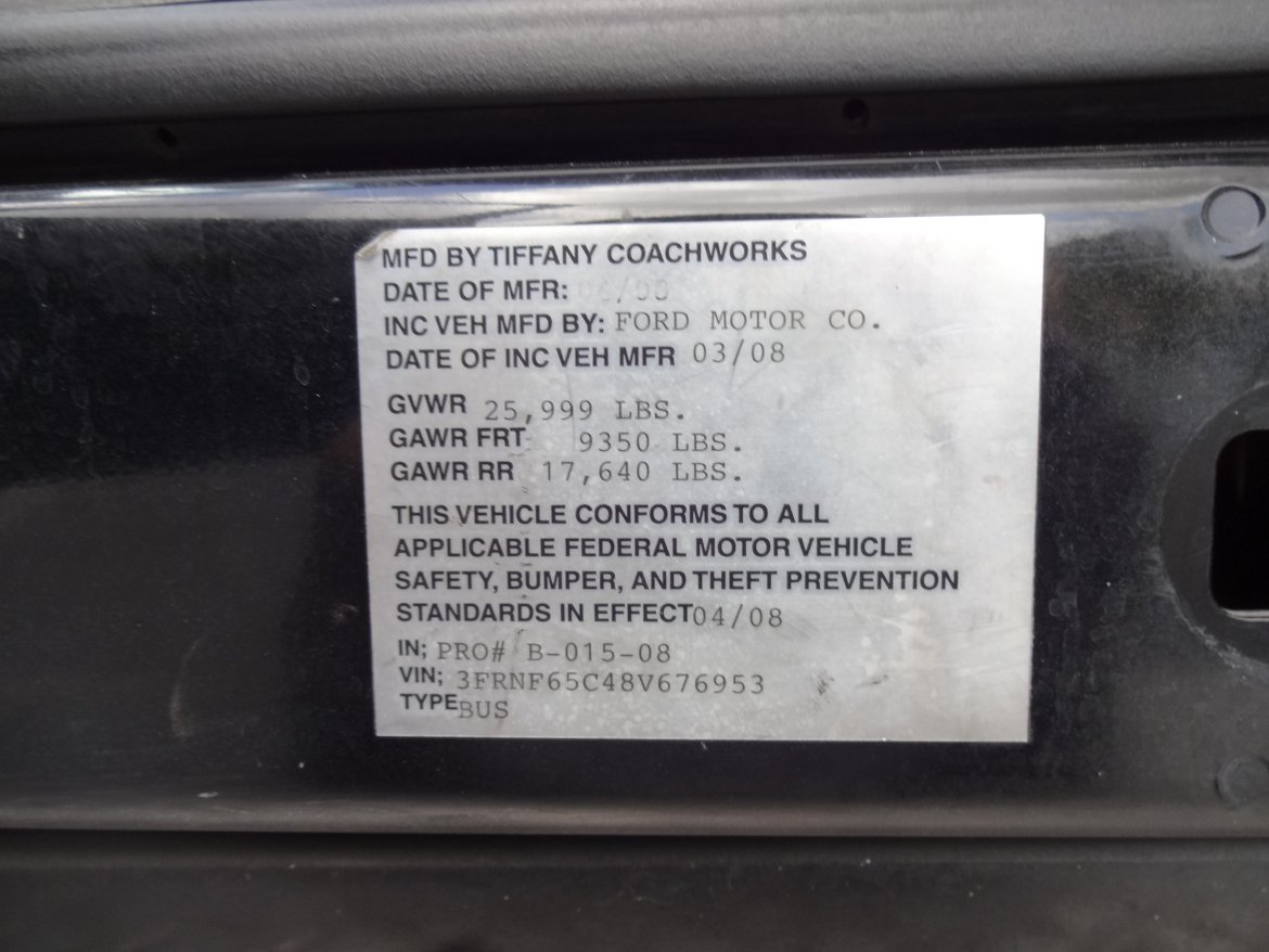 Photo of Limo Bus for sale: 2008 Ford 650 36&quot; by Tiffany Coachworks