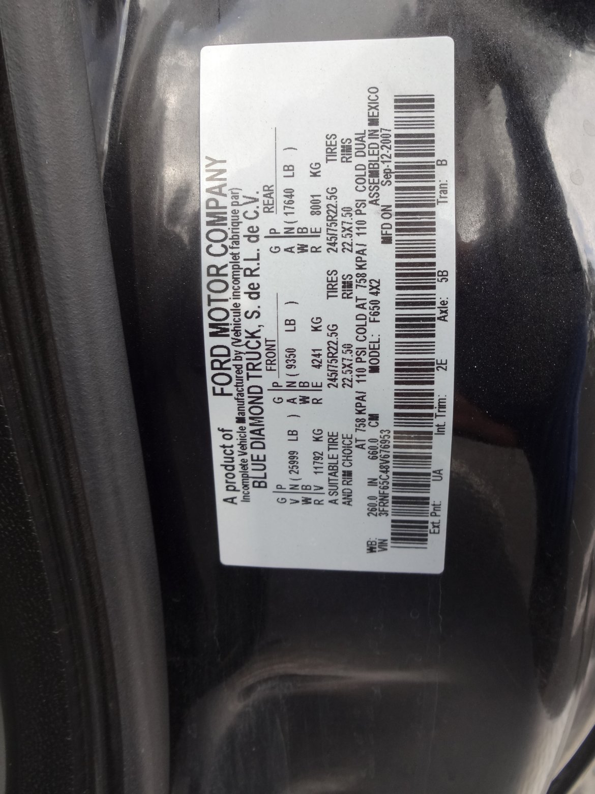 Photo of Limo Bus for sale: 2008 Ford 650 36&quot; by Tiffany Coachworks