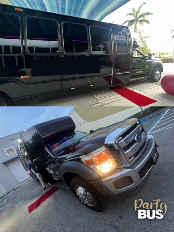 2014 Ford F550 Limo Bus for Sale in SWEETWATER, FL - Photo 2