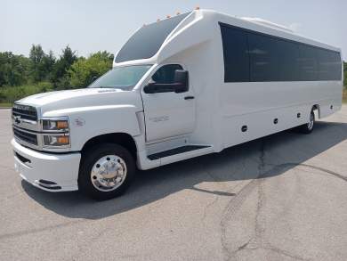 2024 Executive Coach Builders Chevrolet 6500 ECoach 38 Widebody Limo Bus