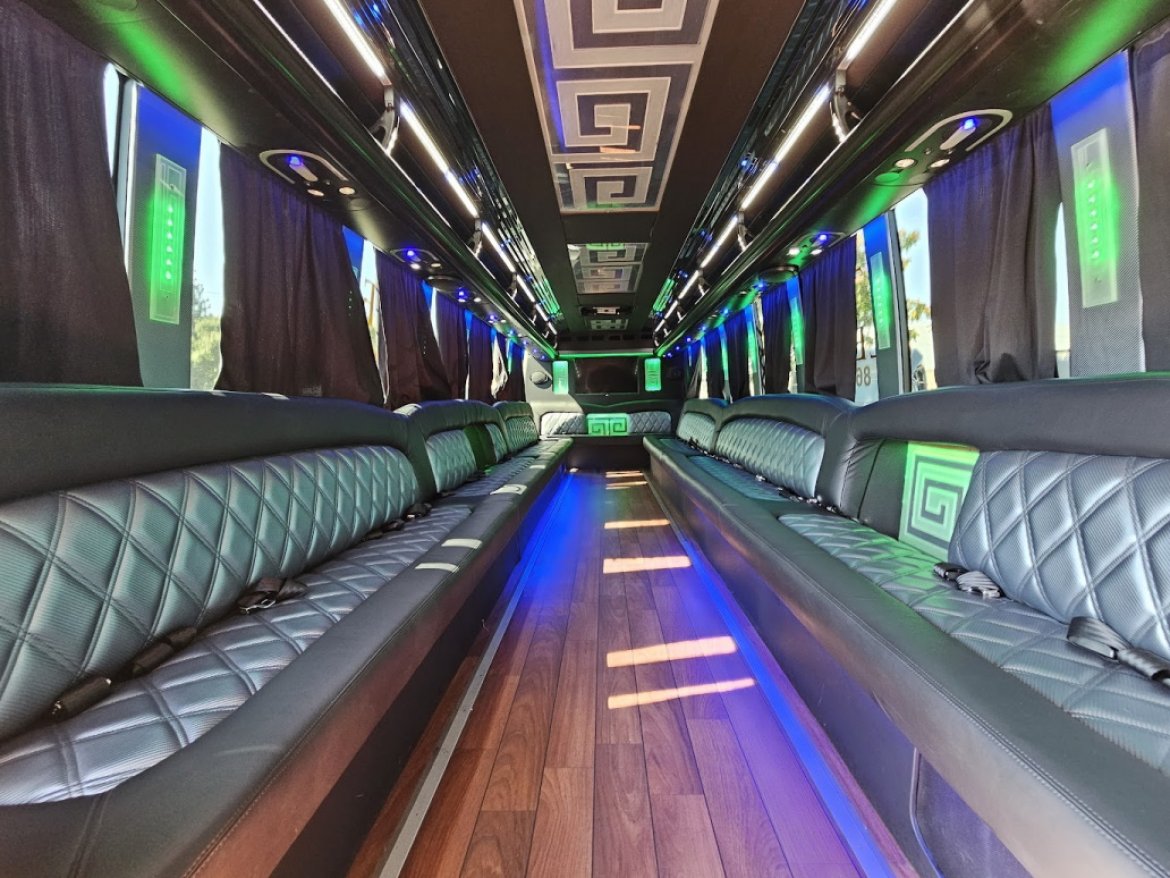 Limo Bus for sale: 2015 Ford F650 - New Interior built into a Limo in 2022 40&quot; by GRECH