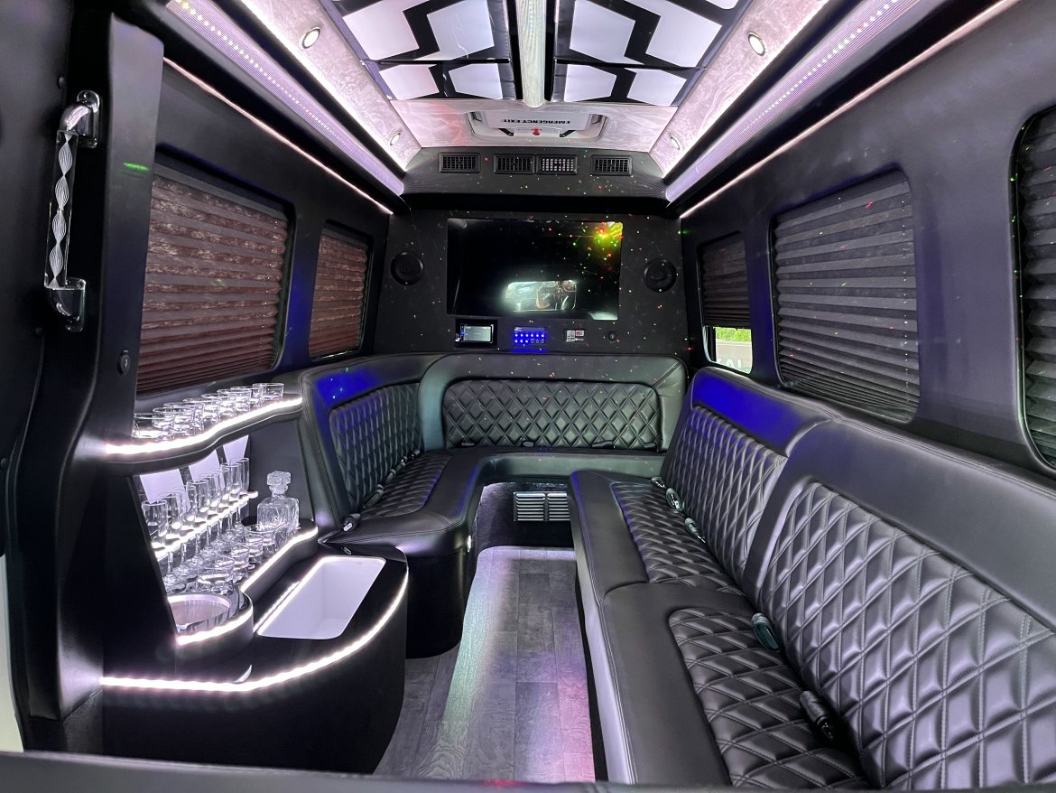 Limo Bus for sale: 2023 Mercedes-Benz Sprinter 3500 170” ext 170&quot; by Moonlight