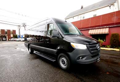 2024 HQ Custom Design - Mercedes-Benz Sprinter 170" 3500 Extended 15 Pass Shuttle Bus