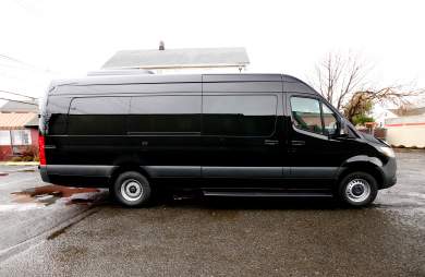 2024 HQ Custom Design - Mercedes-Benz Sprinter 170" 3500 Extended 15 Pass Shuttle Bus