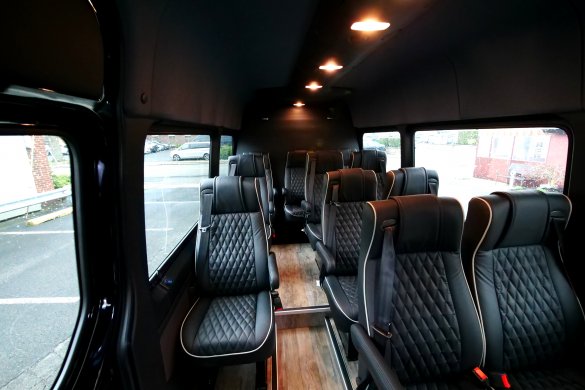 2024 HQ Custom Design - Mercedes-Benz Sprinter 170" 3500 Extended 15 Pass Shuttle Bus