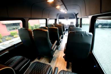 2024 HQ Custom Design - Mercedes-Benz Sprinter 170" 3500 Extended 15 Pass Shuttle Bus