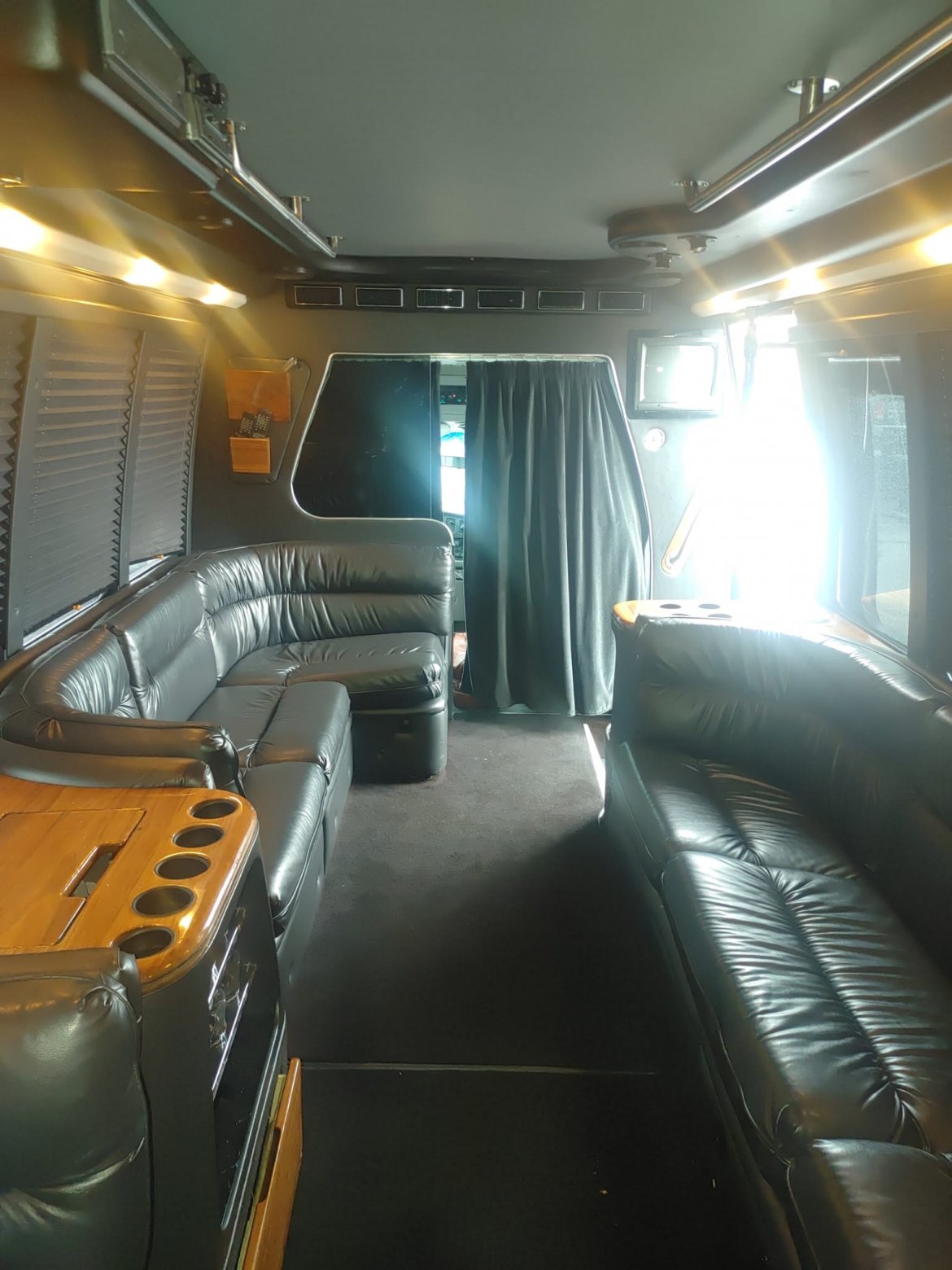 Limo Bus for sale: 1998 Ford Ford E-450 22 pass   Limo Bus Zine 29&quot; by Krystal Koach party bus