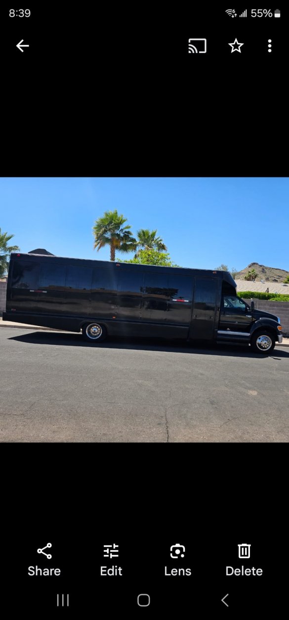 2008 F-650  Tiffany  Limo Bus