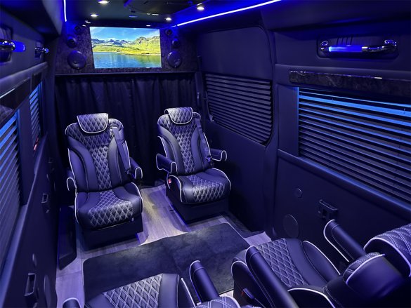 2024 Auto Elite Transformer 9-11 Passengers Luxury Mercedes-Benz Sprinter