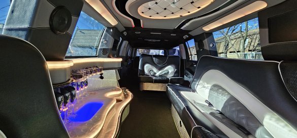 2015 Limos by Moonlight Cadillac Escalade ESV SUV Stretch