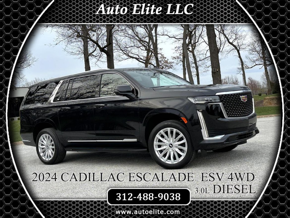 SUV for sale: 2024 Cadillac ESCALADE ESV 4WD 3.0L Diesel by INTORG LLC