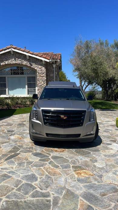 2017  Cadillac Escalade ESV CEO SUV with 24 inch Stretch Mobile Office