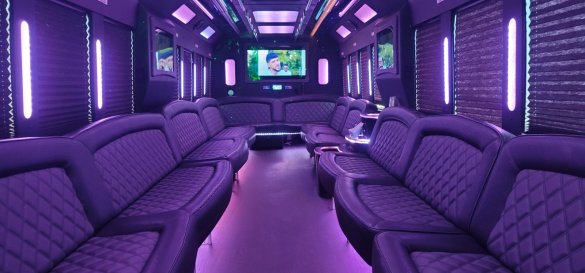 2016 tiffany party  ford f-650 limo bus