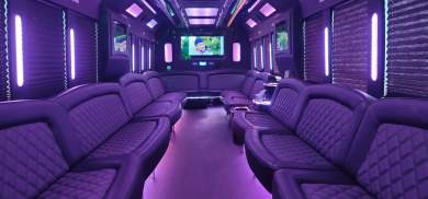 2016 tiffany party  ford f-650 limo bus