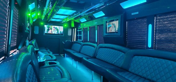 2016 tiffany party  ford f-650 limo bus