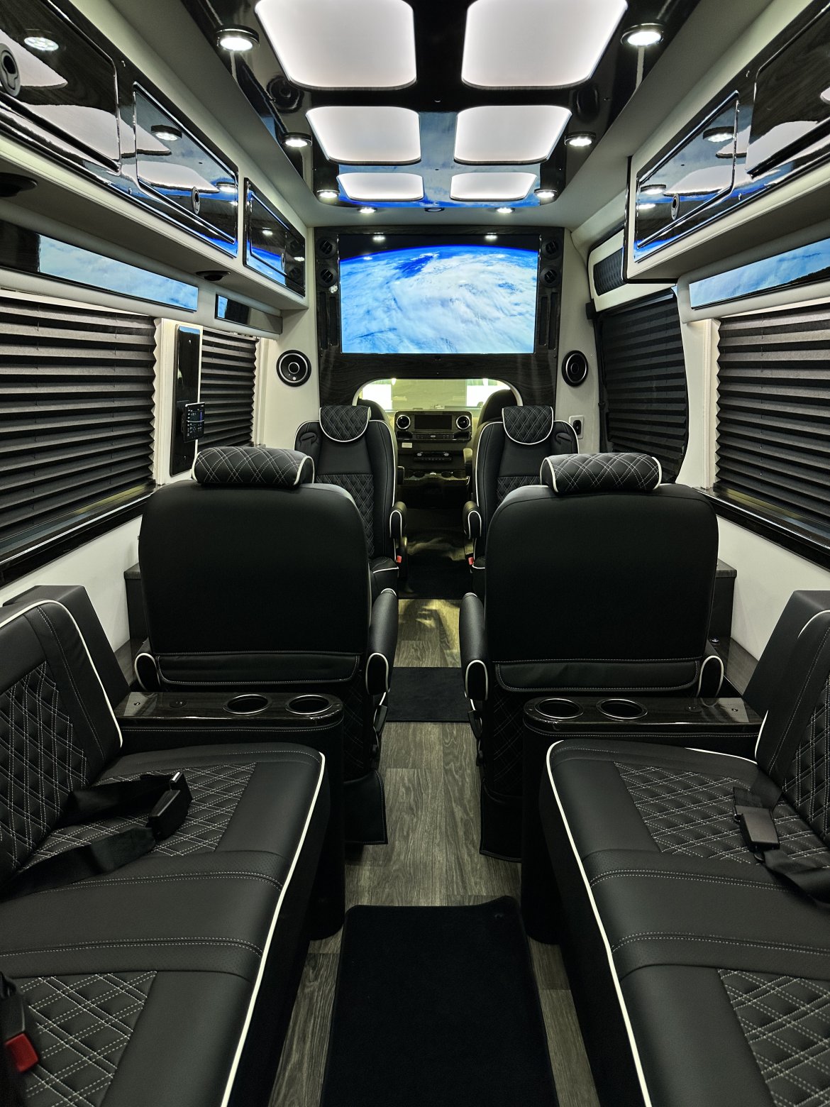 Sprinter for sale: 2025 Mercedes-Benz 10 Passenger Arched Partition - Rear Bathroom 170&quot; by OGV LUXURY