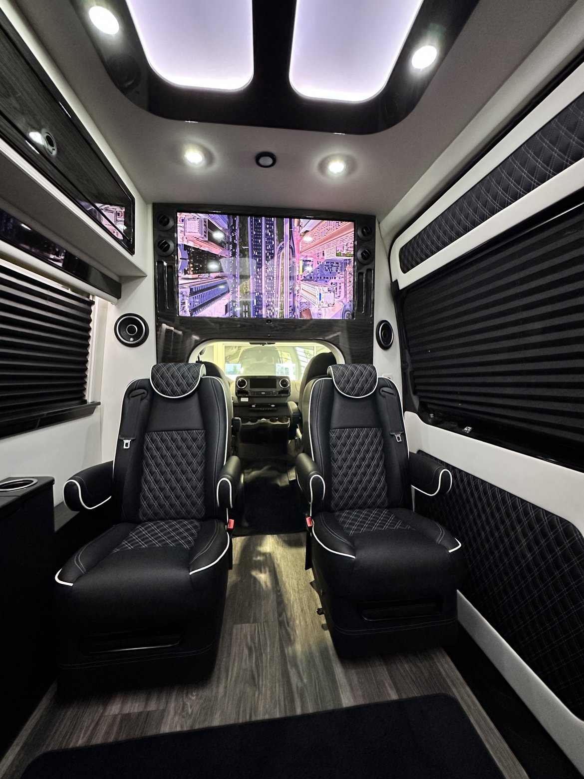 New 2025 Mercedes-Benz 10 Passenger Arched Partition - Rear Bathroom ...