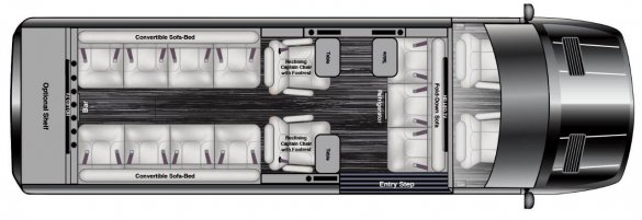 2024 Road Liner Limousine Maybach GLS Styling Auto Elite Mercedes-Benz Sprinter