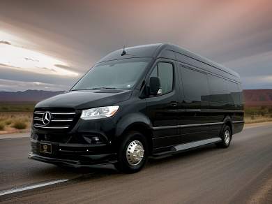 Brand New 4 Seat Design, Sprinter Limousine by Global Motor Coach