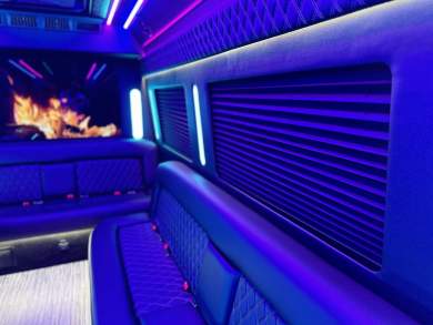 2024 Global Motor Coach Mercedes-Benz Sprinter 3 Seat Limousine Party Bus