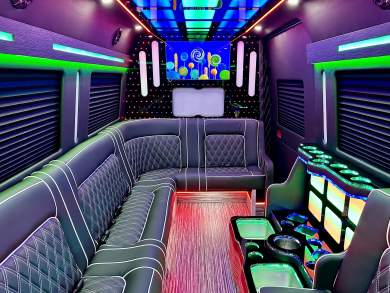 2024 Global Motor Coach Mercedes-Benz Sprinter Double J Limousine Party Bus