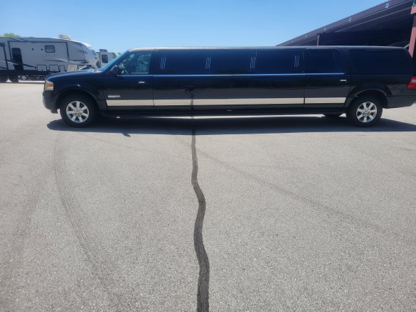 2008 Ford Expedition limousine built by Executive