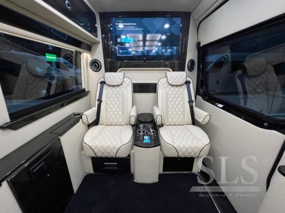 2025 Mercedes-Benz Class Dual Bench 10 Passenger with Full Partition #13800