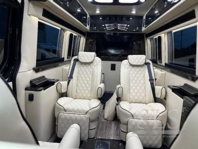 2025 Mercedes-Benz Class Dual Bench 10 Passenger with Full Partition #13800