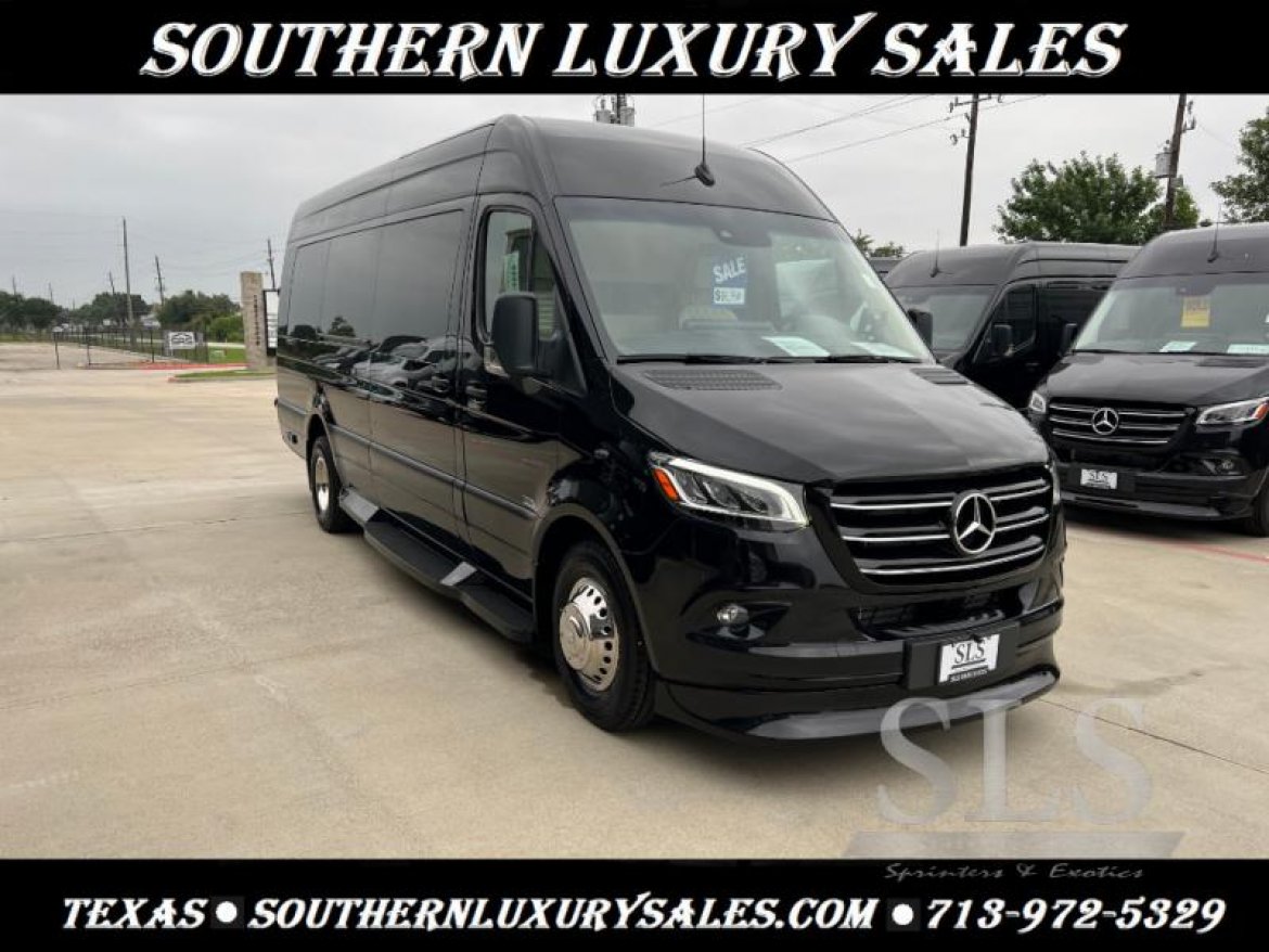 Sprinter for sale: 2025 Mercedes-Benz Class Dual Bench 10 Passenger with Full Partition by Midwest Automotive Designs