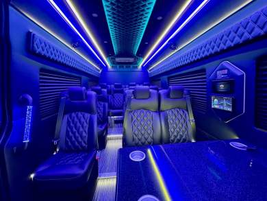 New 2023 Global Motor Coach Mercedes-Benz Sprinter Shuttle