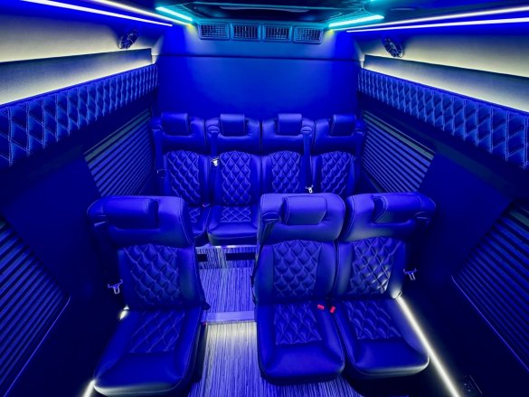 New 2023 Global Motor Coach Mercedes-Benz Sprinter Shuttle