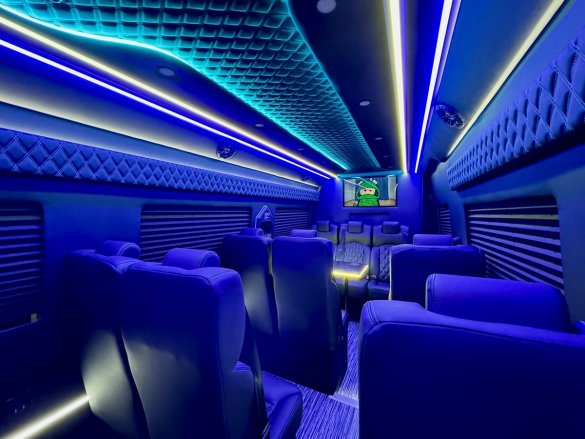 New 2023 Global Motor Coach Mercedes-Benz Sprinter Shuttle