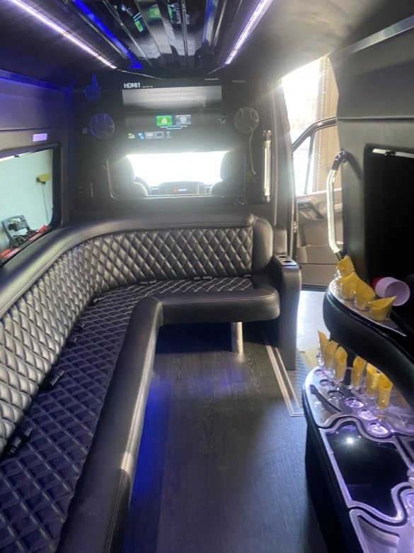 2015 Grech Mercedes-Benz 170 3500 Ext Limousine Interior Sprinter