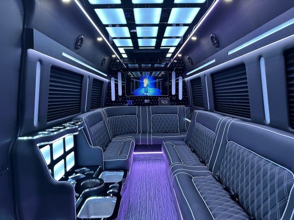 2024 Global Motor Coach Mercedes-Benz Sprinter 3500 Double J Limousine