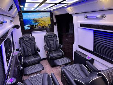 New B6 Armored Road Liner Limousine Bulletproof Auto Elite Mercedes-Benz Sprinter