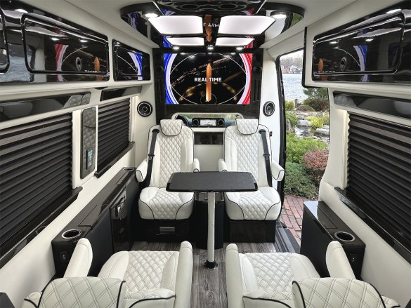 2025 Eco Revolution Limousine with Air Ride Suspension Auto Elite Mercedes-Benz Sprinter