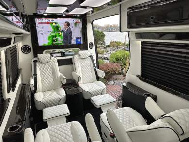 2025 Eco Revolution Limousine with Air Ride Suspension Auto Elite Mercedes-Benz Sprinter