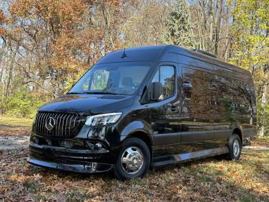 2025 Eco Revolution Limousine with Air Ride Suspension Auto Elite Mercedes-Benz Sprinter