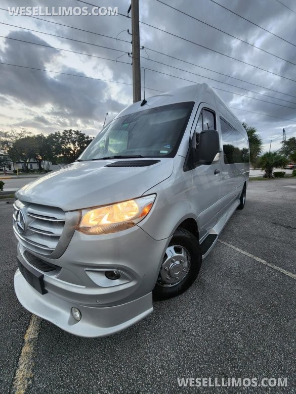 2019 Midwest Mercedes-Benz Jet Style (CEO) Sprinter with Convertible Bench