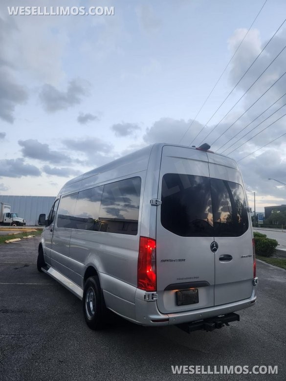 2019 Midwest Mercedes-Benz Jet Style (CEO) Sprinter with Convertible Bench