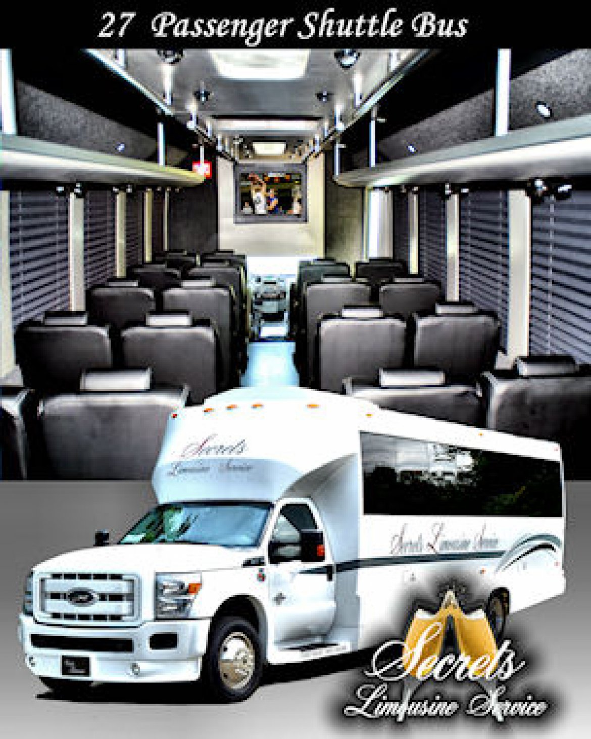 Photo of Shuttle Bus for sale: 2011 Ford F-550 34" by Tiffany Coach