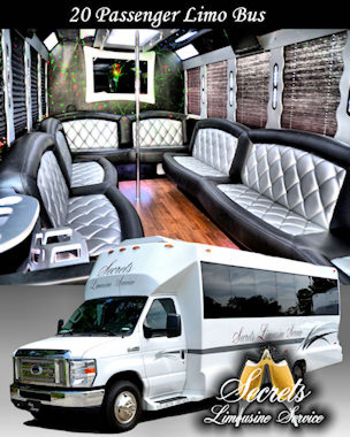 Photo of Limo Bus for sale: 2011 Ford E-450 28&quot; by Tiffany Coach