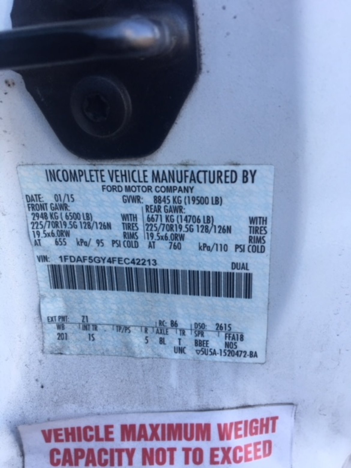 Photo of Executive Shuttle for sale: 2015 Ford F-550 / Gas by Turtle Top